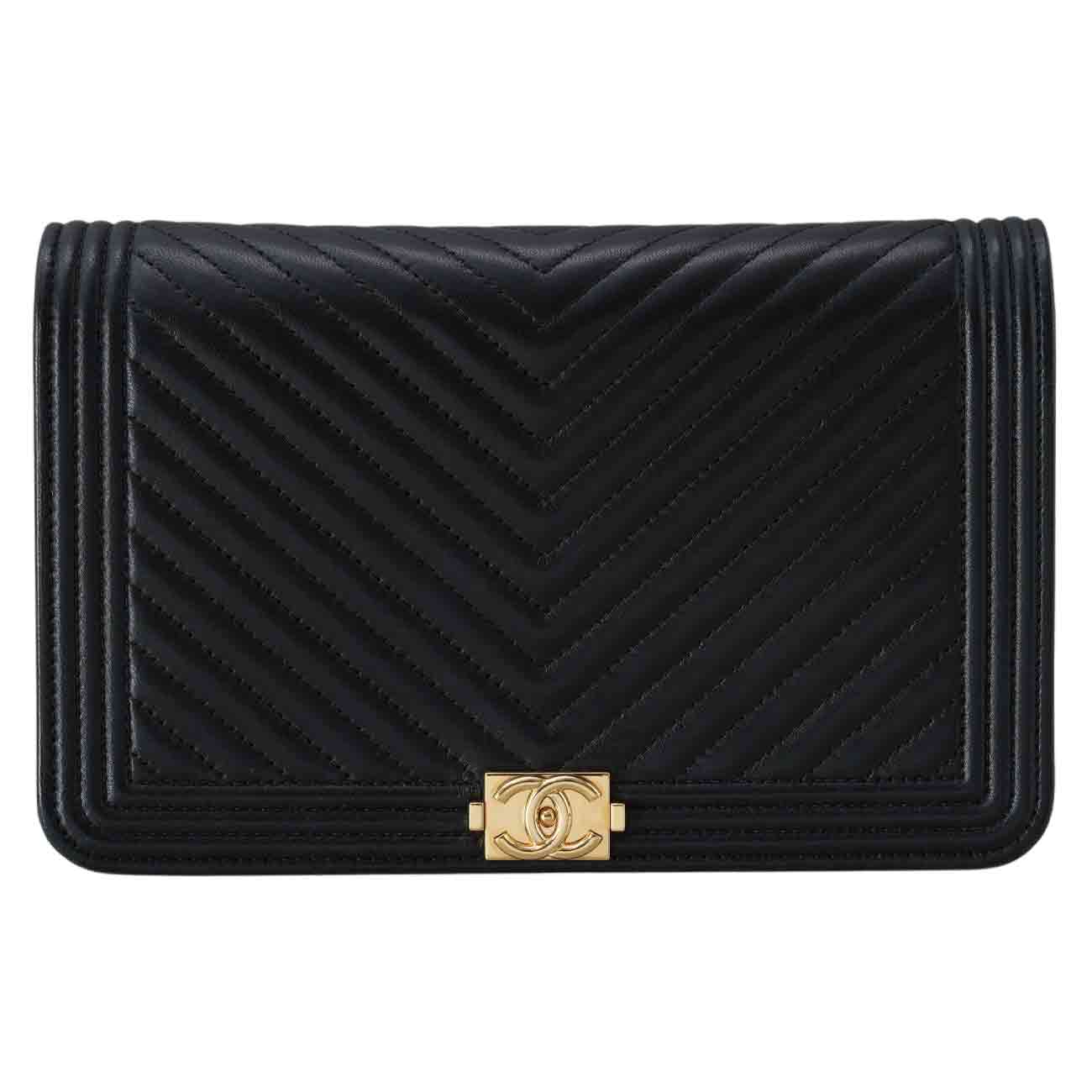 CHANEL(USED)샤넬 보이샤넬 쉐브론 WOC