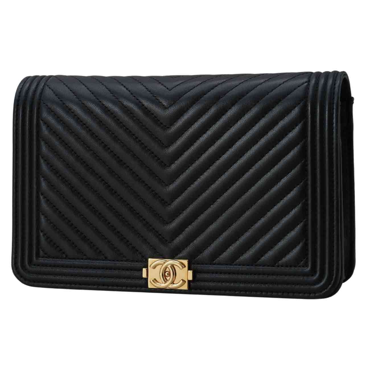 CHANEL(USED)샤넬 보이샤넬 쉐브론 WOC