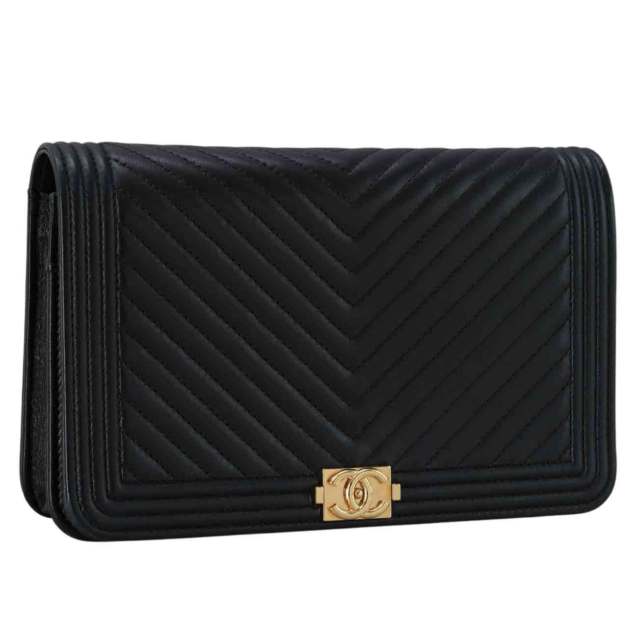 CHANEL(USED)샤넬 보이샤넬 쉐브론 WOC