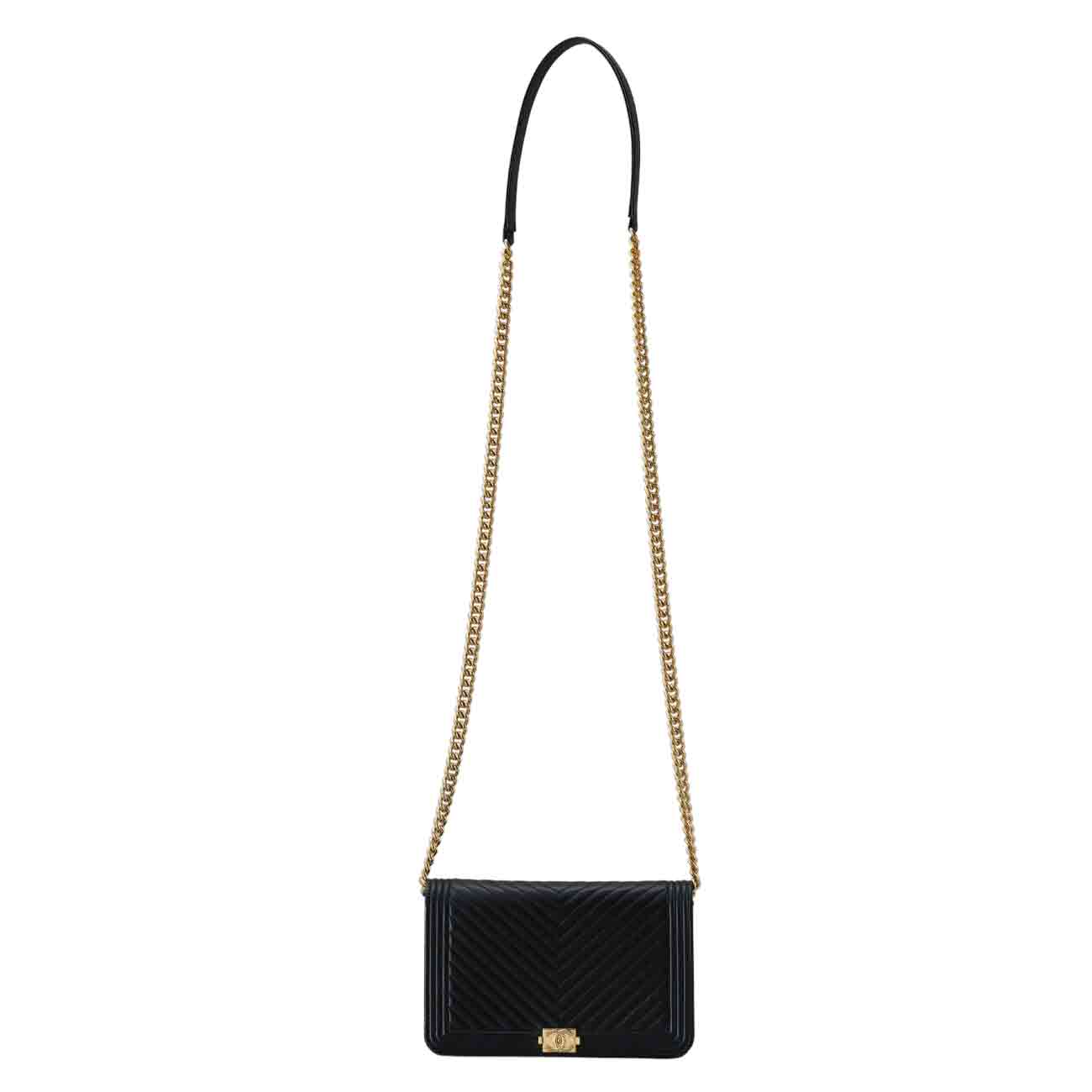 CHANEL(USED)샤넬 보이샤넬 쉐브론 WOC