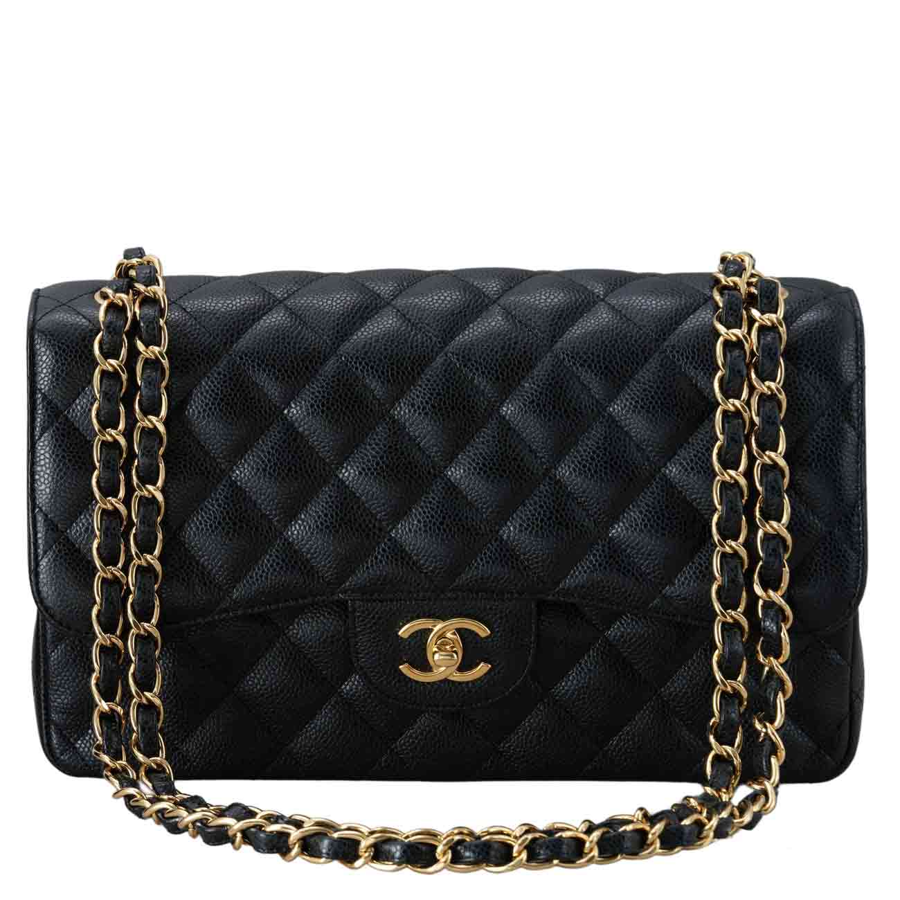 CHANEL(USED)샤넬 캐비어 클래식 라지 플랩백