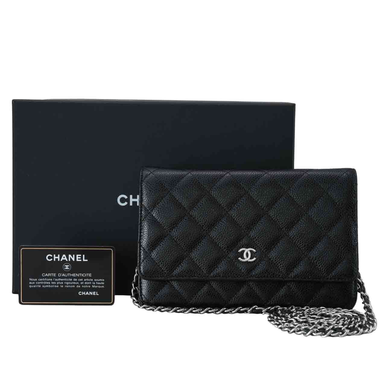 CHANEL(USED)샤넬 클래식 캐비어 WOC