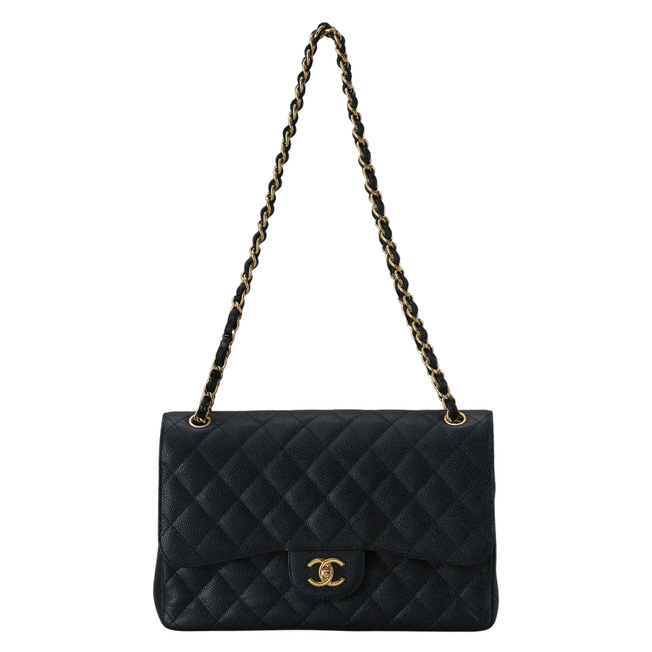 CHANEL(USED)샤넬 클래식 캐비어 라지 플랩백