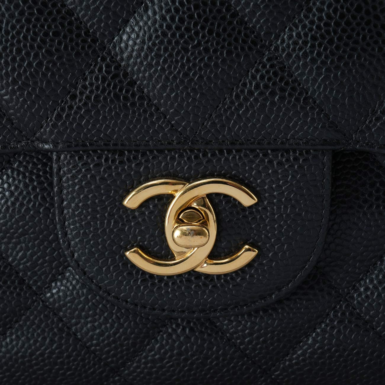 CHANEL(USED)샤넬 클래식 캐비어 라지 플랩백