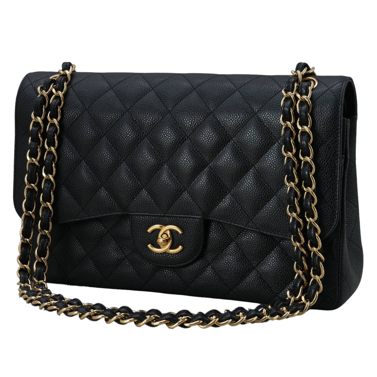 CHANEL(USED)샤넬 클래식 캐비어 라지 플랩백