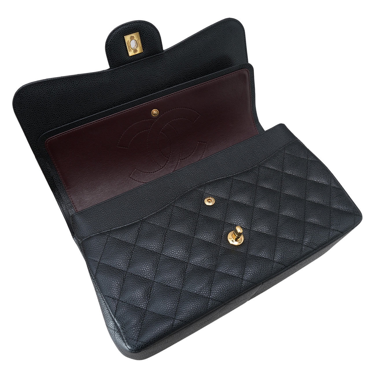 CHANEL(USED)샤넬 클래식 캐비어 라지 플랩백