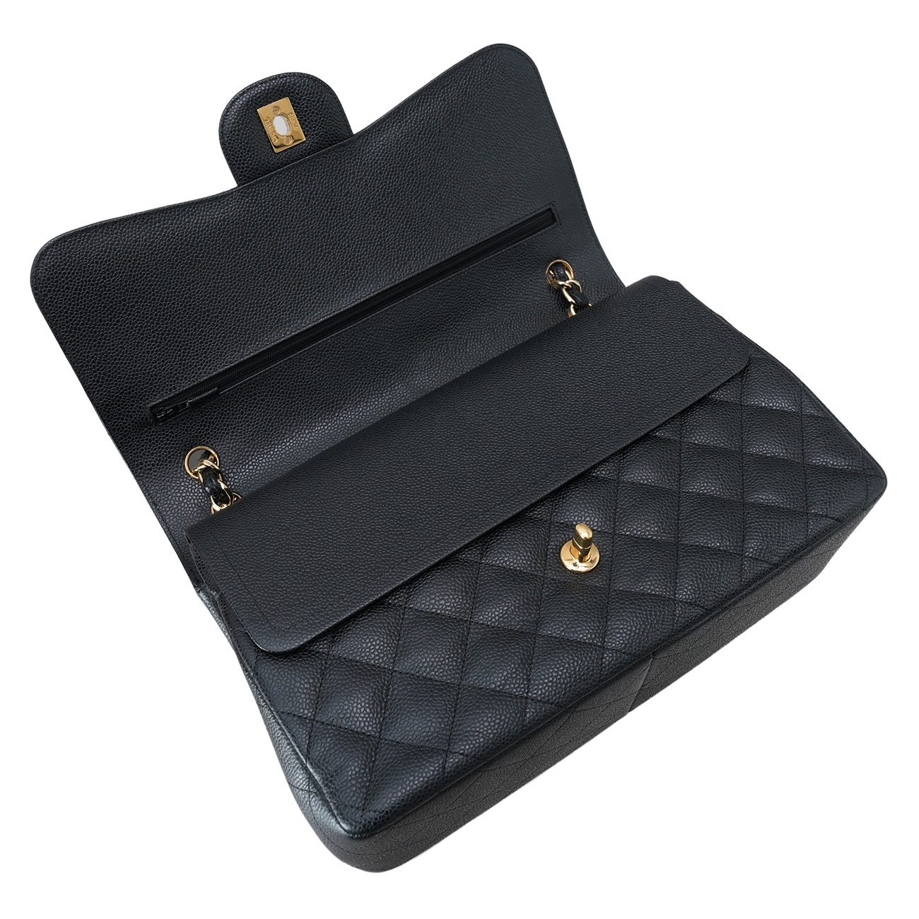 CHANEL(USED)샤넬 클래식 캐비어 라지 플랩백