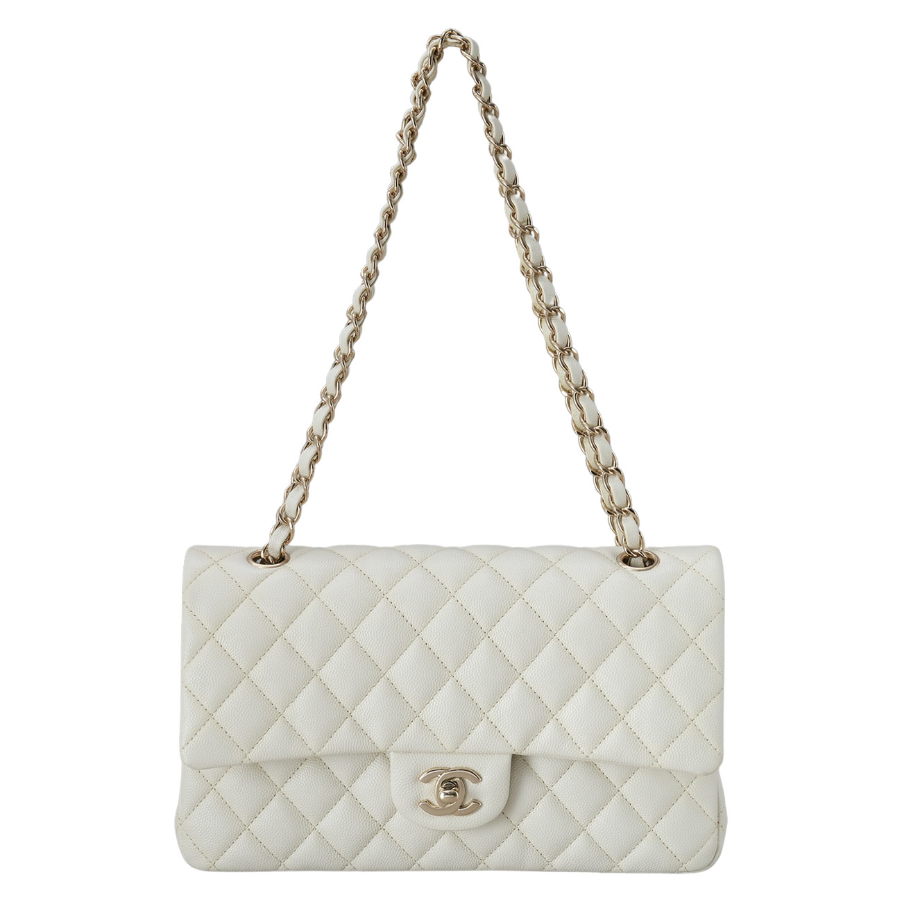 CHANEL(USED)샤넬 캐비어 클래식 미듐 플랩백