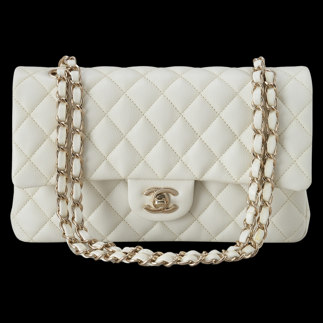CHANEL(USED)샤넬 캐비어 클래식 미듐 플랩백