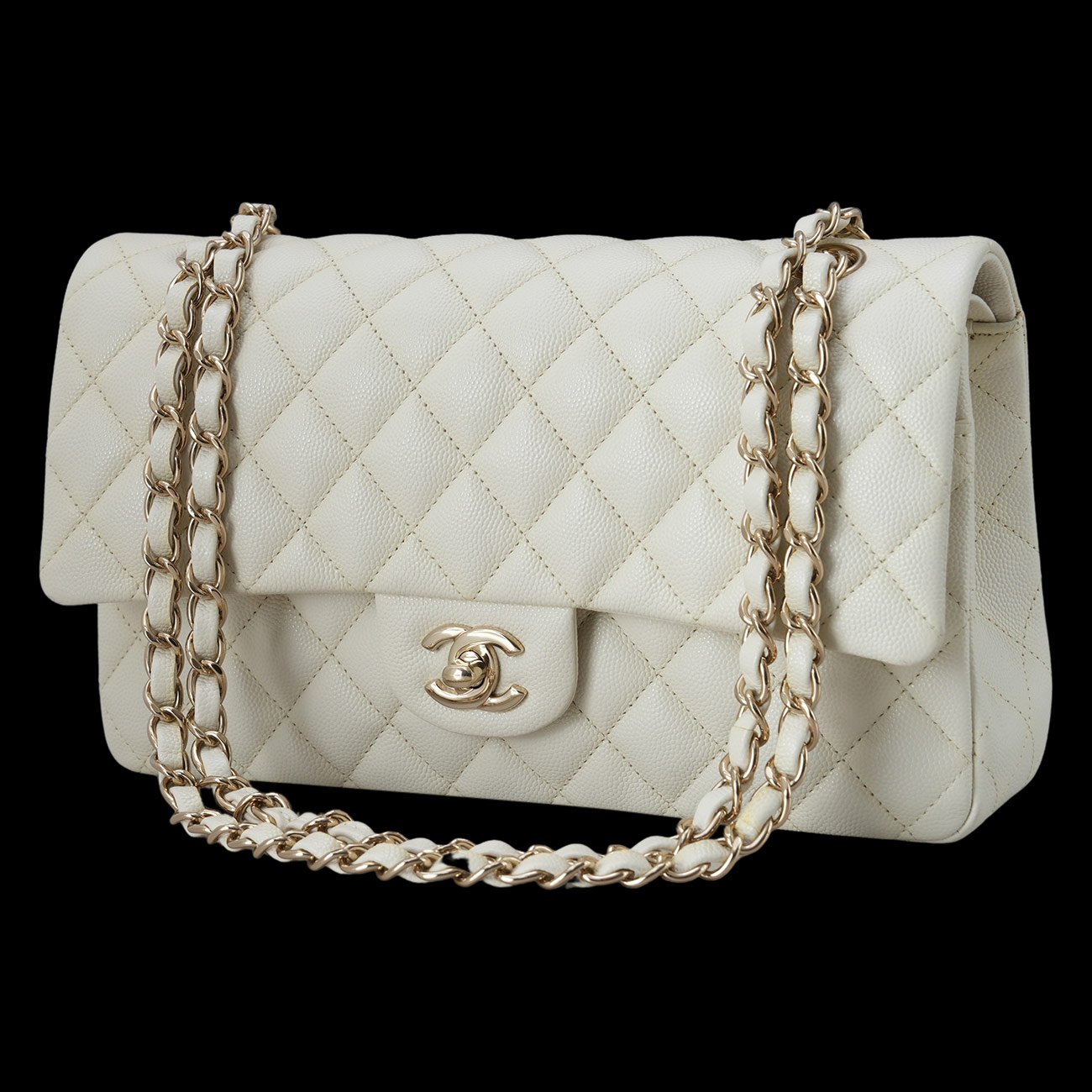 CHANEL(USED)샤넬 캐비어 클래식 미듐 플랩백