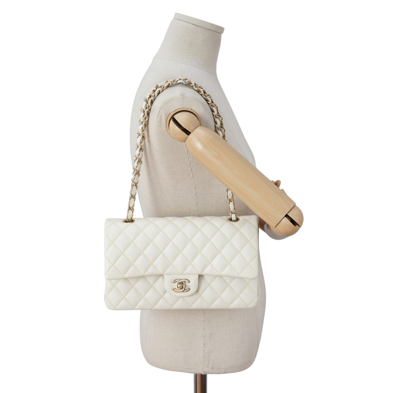 CHANEL(USED)샤넬 캐비어 클래식 미듐 플랩백