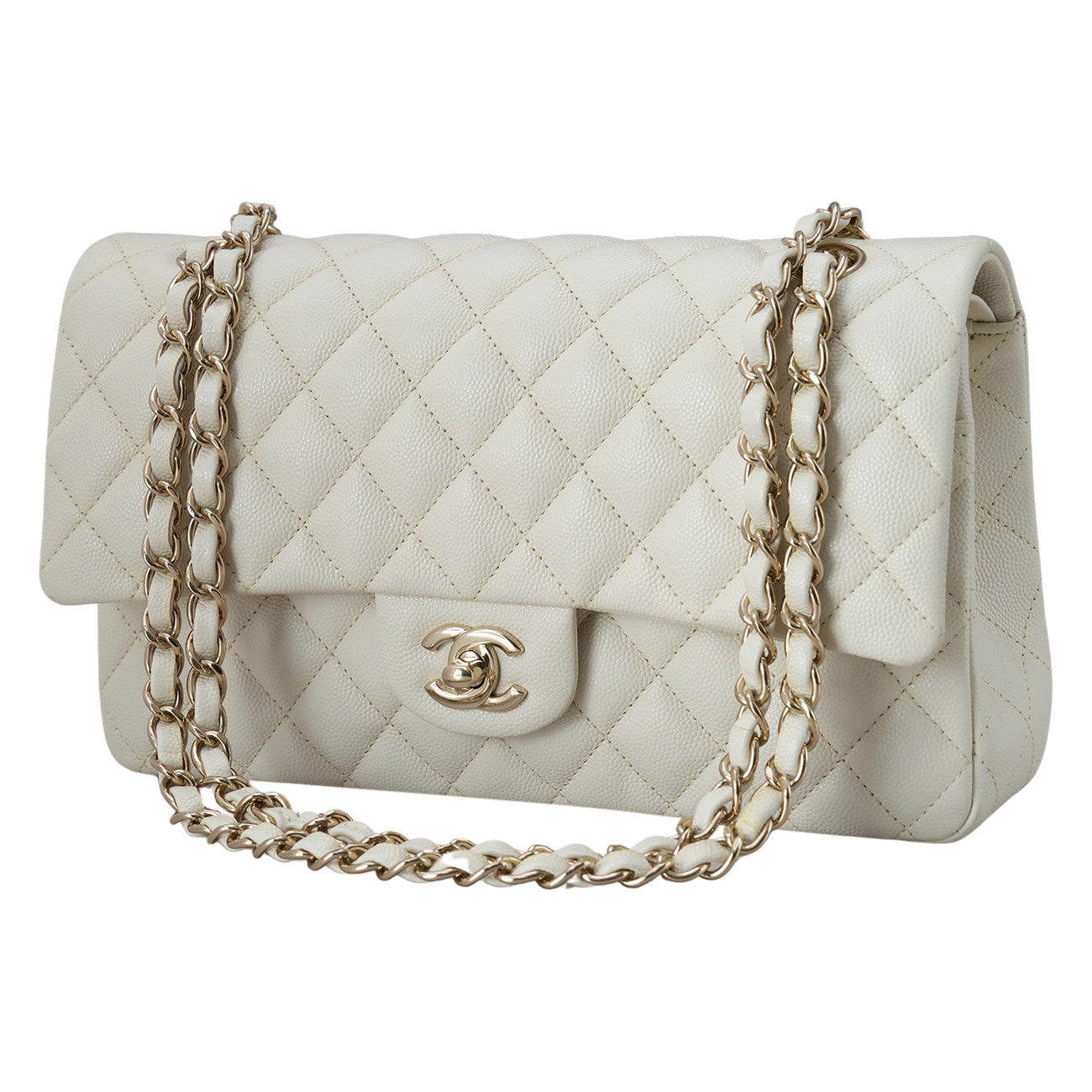 CHANEL(USED)샤넬 캐비어 클래식 미듐 플랩백