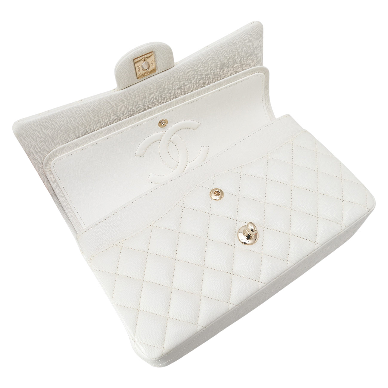 CHANEL(USED)샤넬 캐비어 클래식 미듐 플랩백