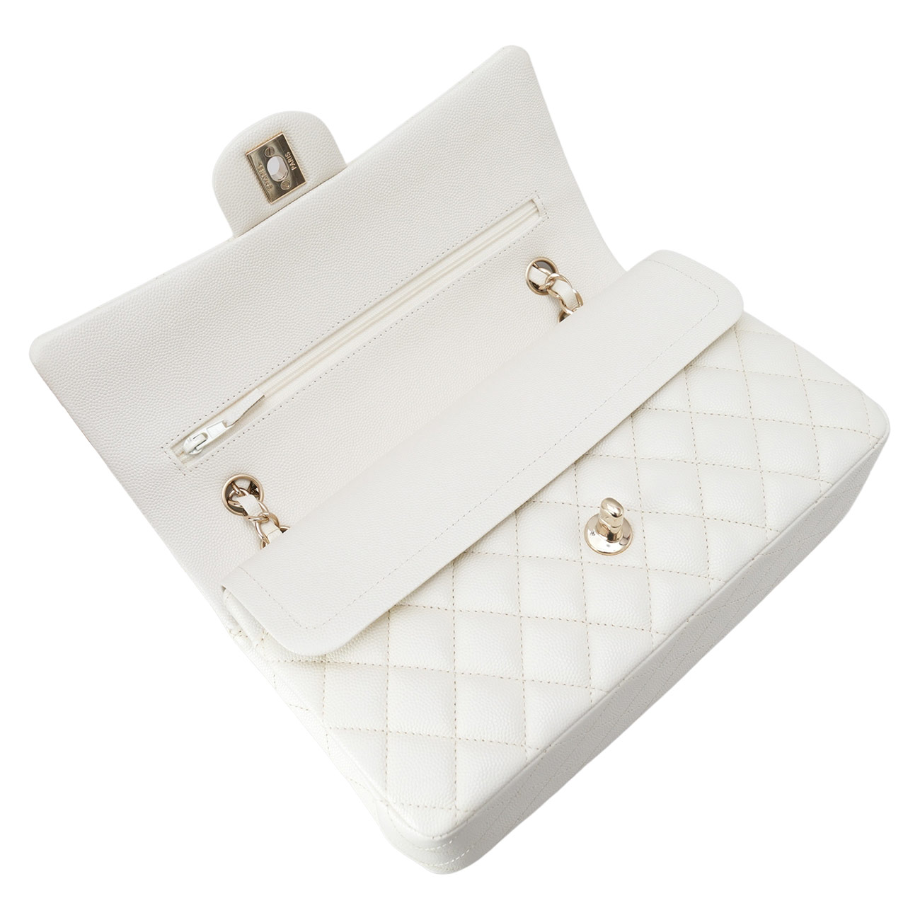 CHANEL(USED)샤넬 캐비어 클래식 미듐 플랩백