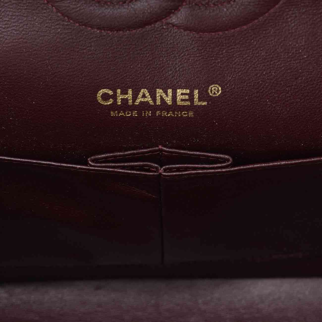 CHANEL(USED)샤넬 램스킨 클래식 미듐 플랩백