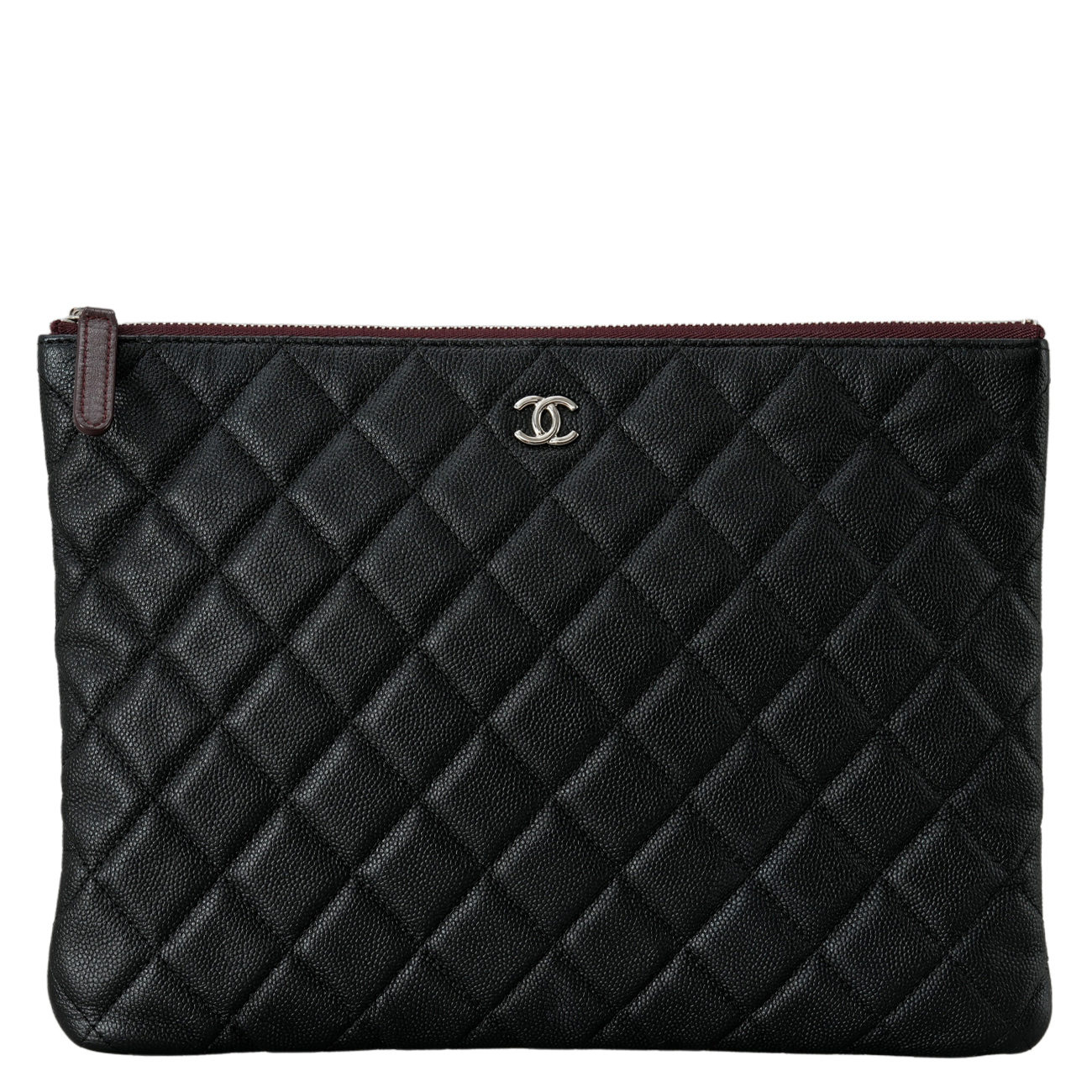 CHANEL(USED)샤넬 캐비어 클래식 클러치 뉴미듐