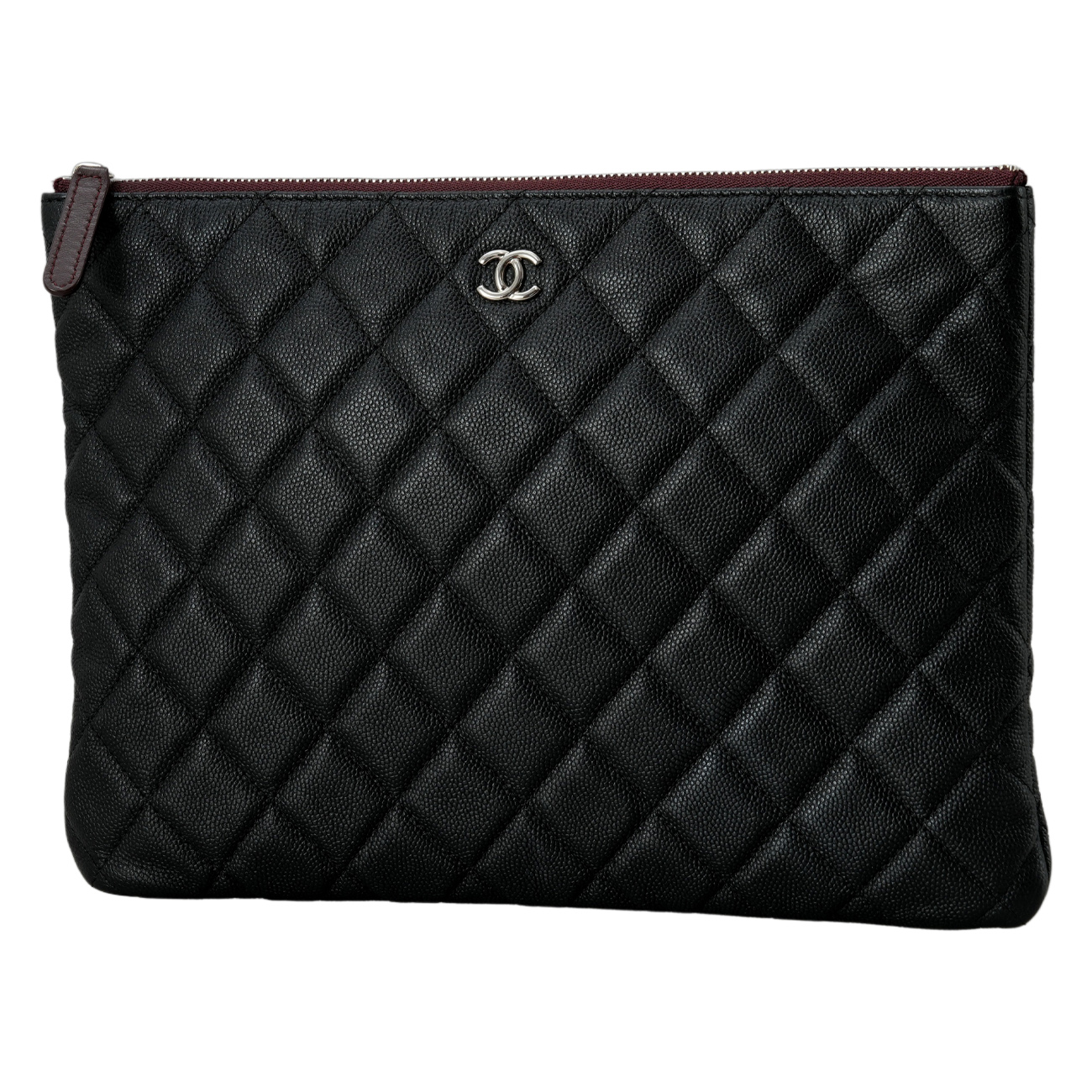 CHANEL(USED)샤넬 캐비어 클래식 클러치 뉴미듐