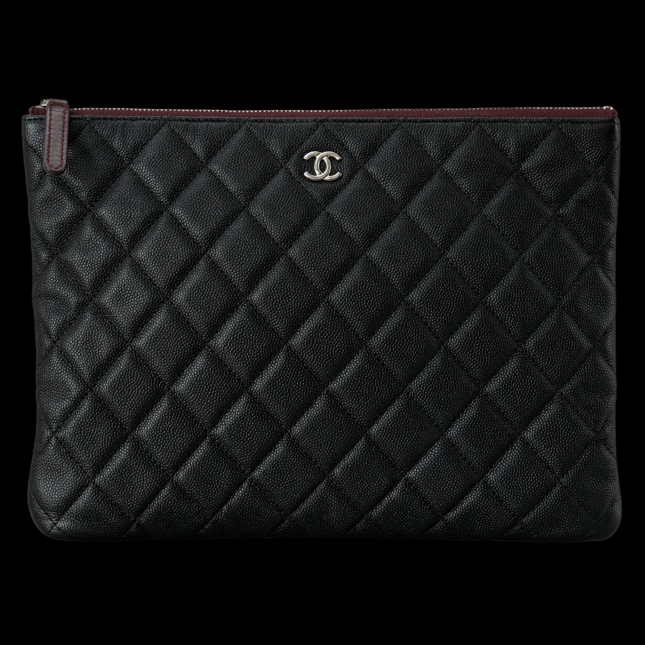 CHANEL(USED)샤넬 캐비어 클래식 클러치 뉴미듐