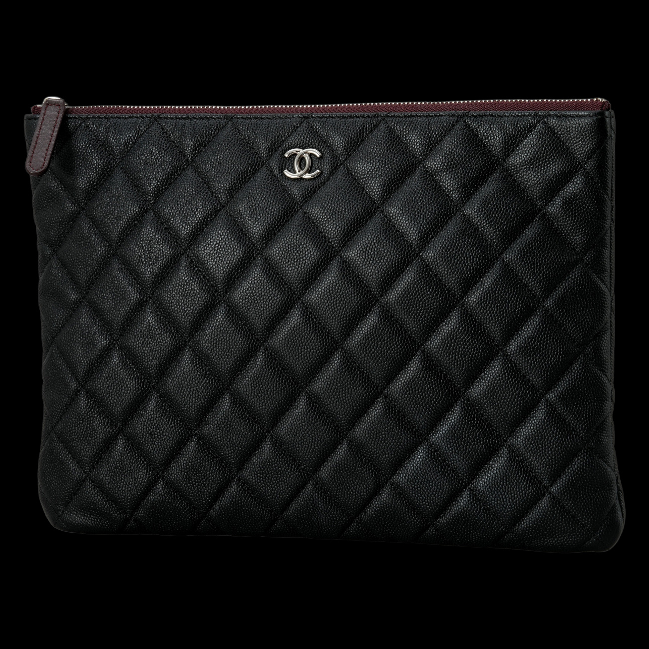 CHANEL(USED)샤넬 캐비어 클래식 클러치 뉴미듐