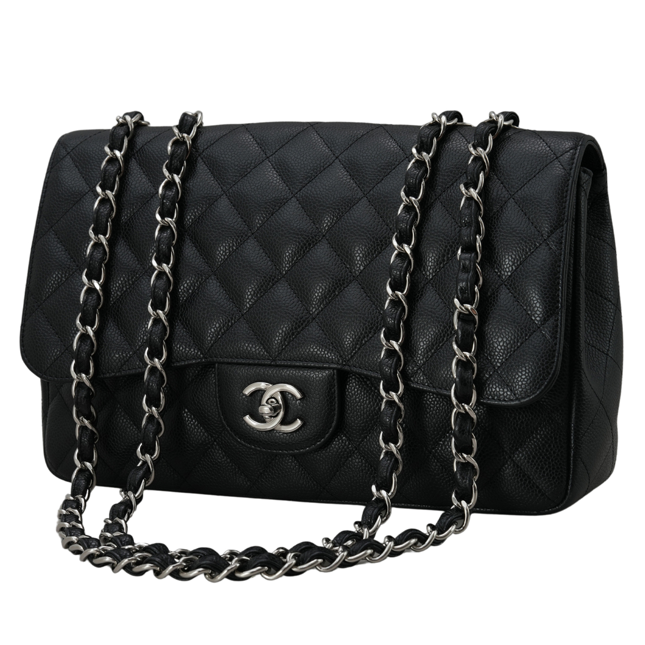 CHANEL(USED)샤넬 캐비어 클래식 라지 원플랩백