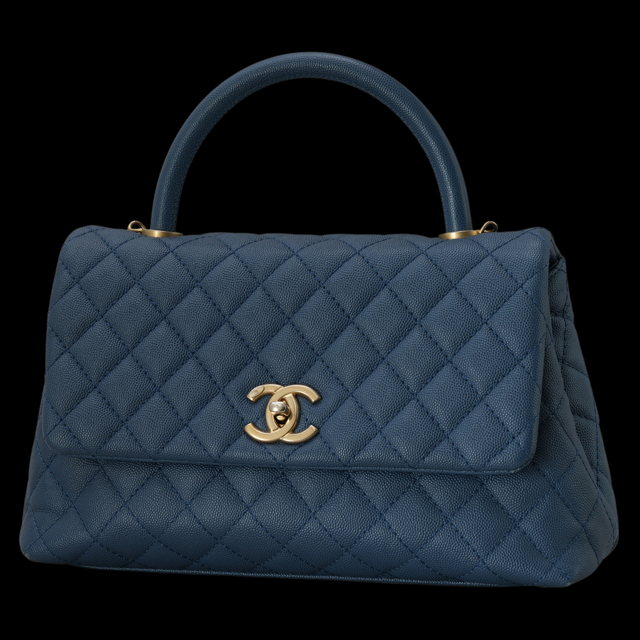 CHANEL(USED)샤넬 캐비어 코코핸들 미듐