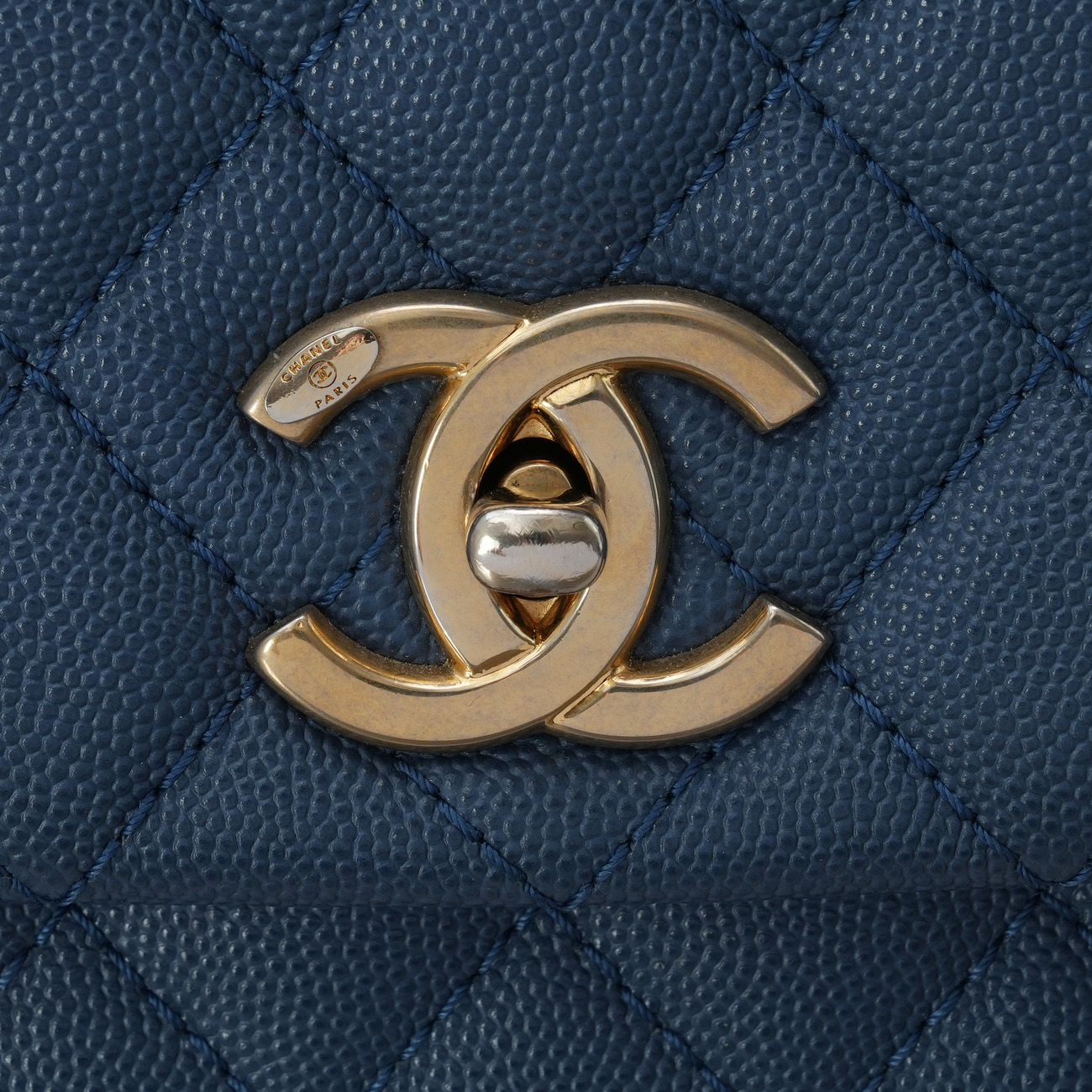 CHANEL(USED)샤넬 캐비어 코코핸들 미듐