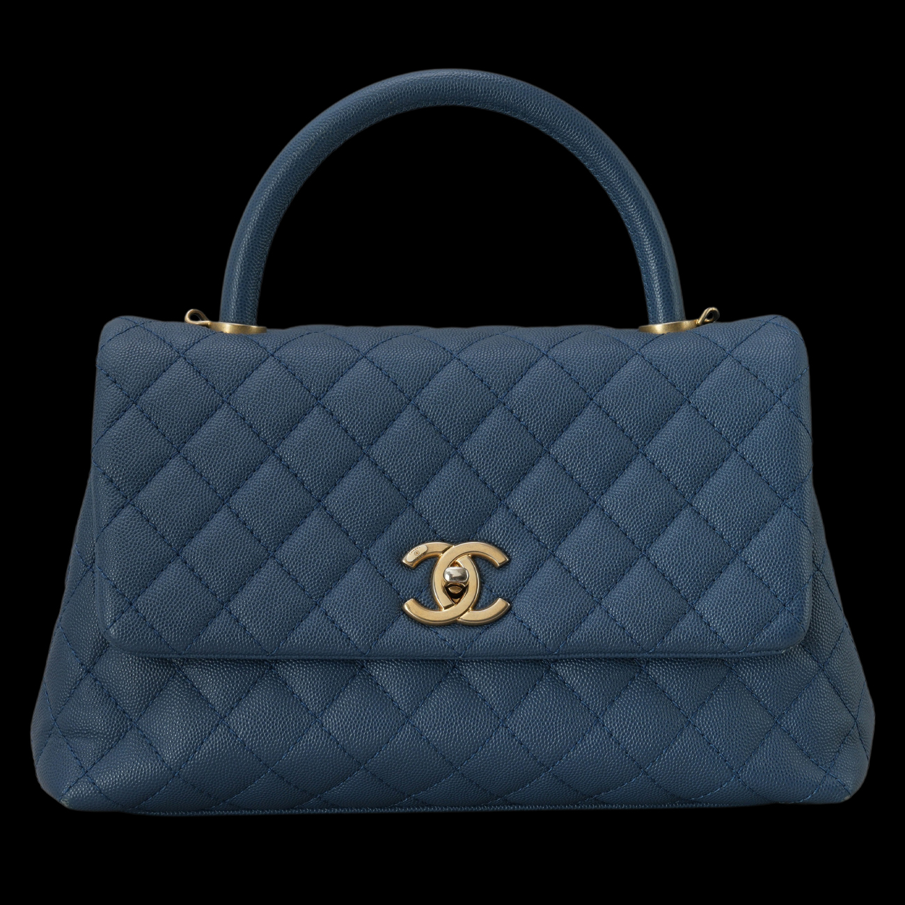 CHANEL(USED)샤넬 캐비어 코코핸들 미듐