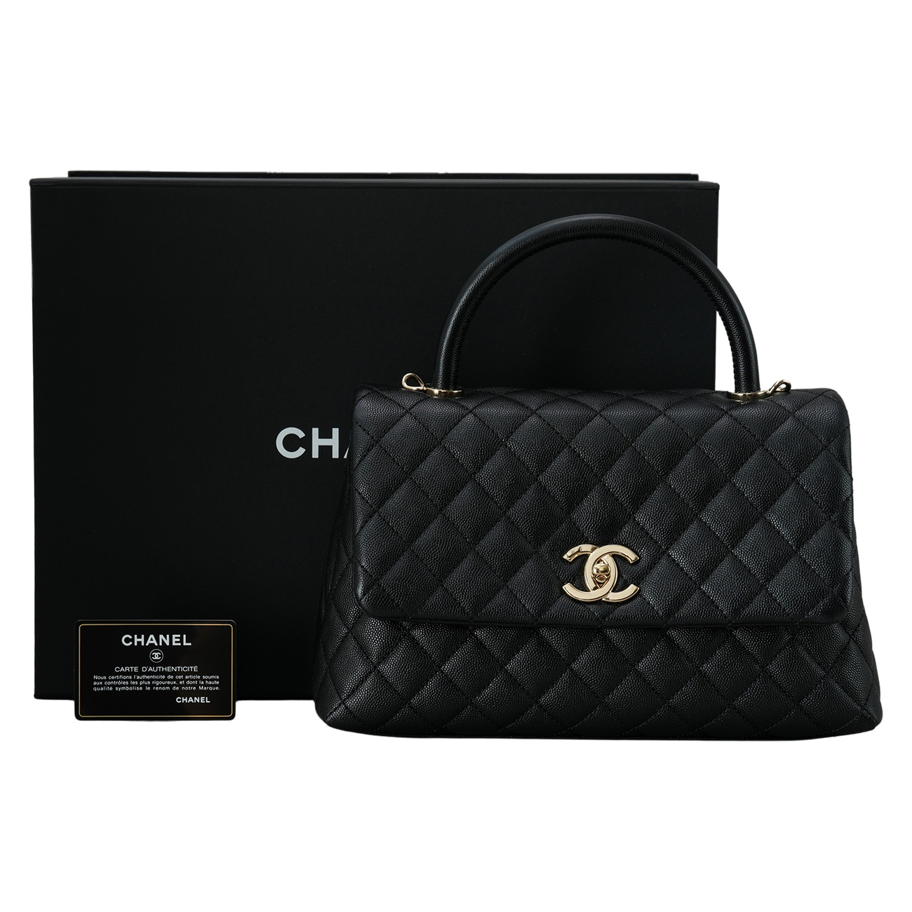 CHANEL(USED)샤넬 코코핸들 미듐