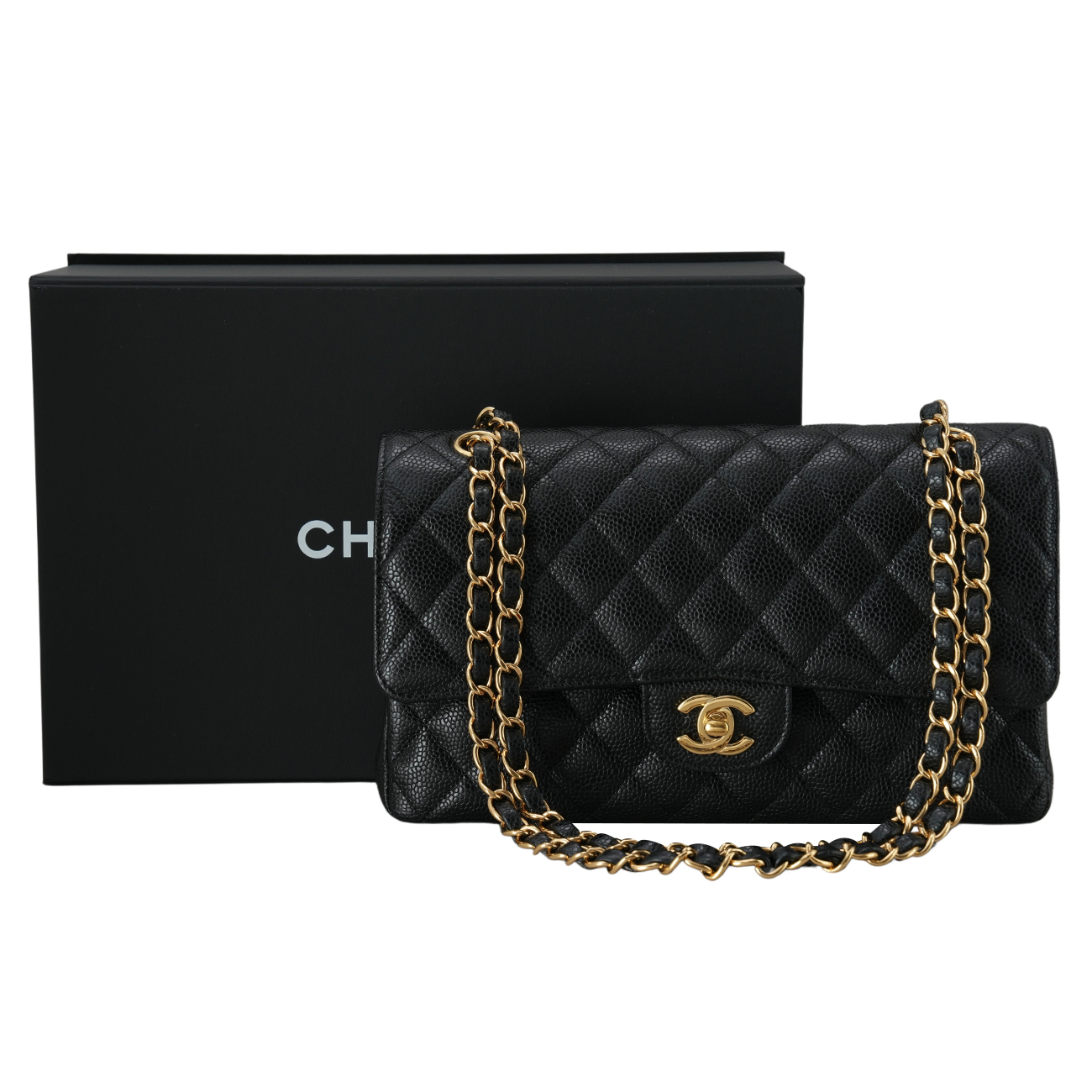 CHANEL(USED)샤넬 클래식 미듐 플랩백
