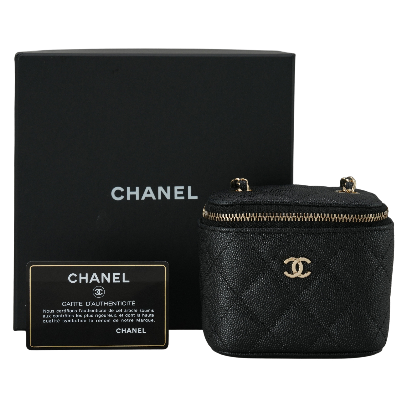 CHANEL(USED)샤넬 AP1340 캐비어 클래식 베니티 체인백