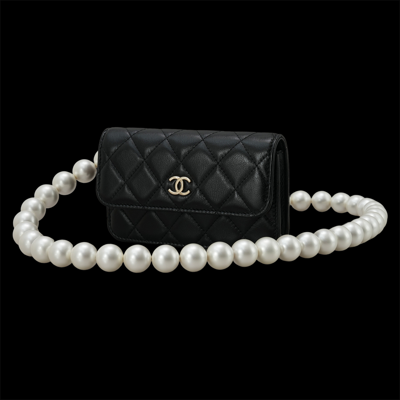 CHANEL(USED)샤넬 AP1898 시즌 진주 펄 체인 스트랩 WOC