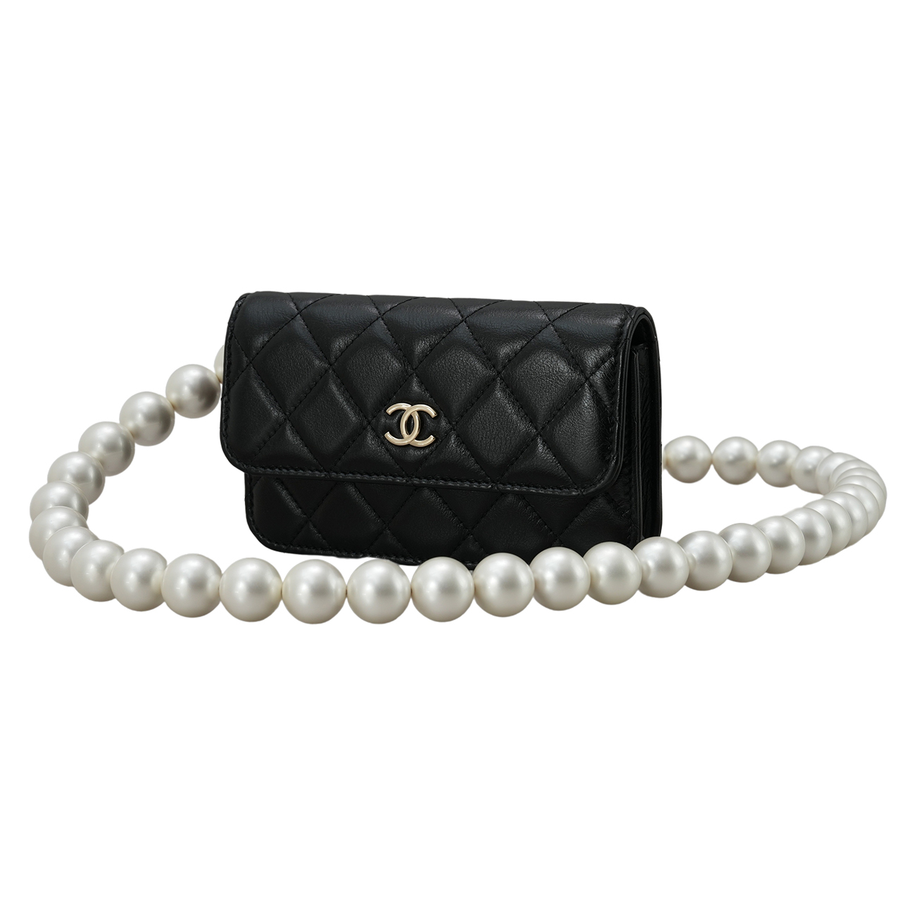 CHANEL(USED)샤넬 AP1898 시즌 진주 펄 체인 스트랩 WOC
