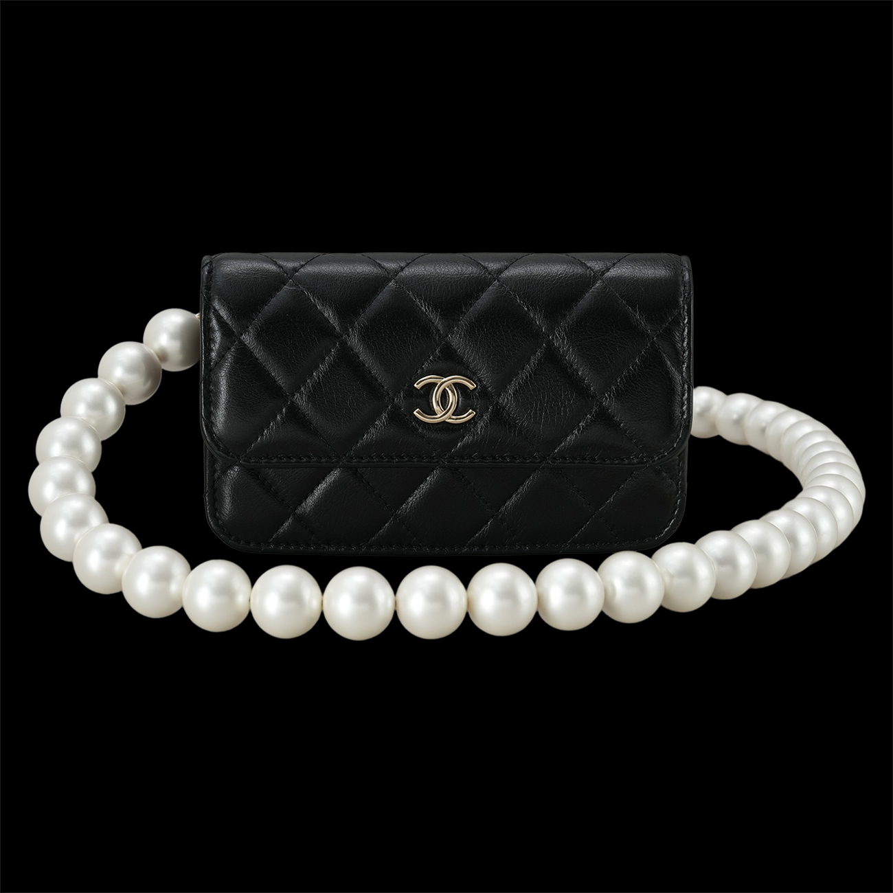 CHANEL(USED)샤넬 AP1898 시즌 진주 펄 체인 스트랩 WOC
