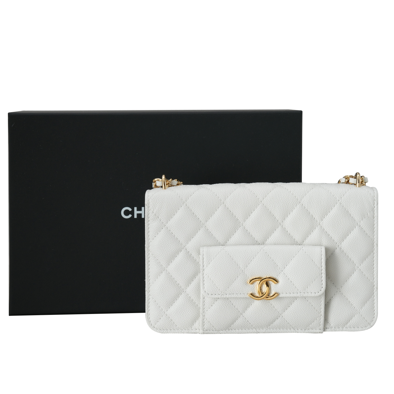 CHANEL(USED)샤넬 시즌 캐비어 WOC