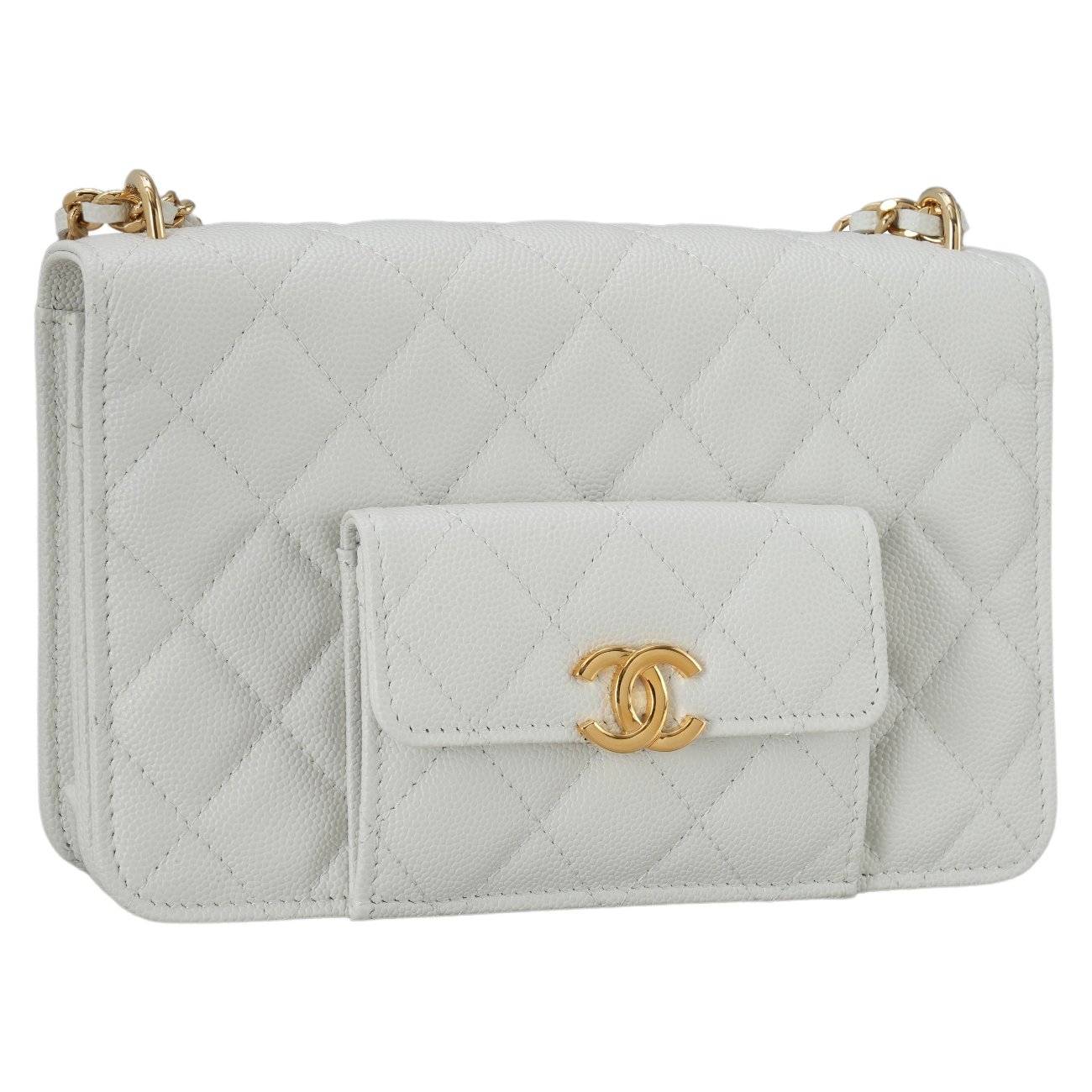 CHANEL(USED)샤넬 시즌 캐비어 WOC