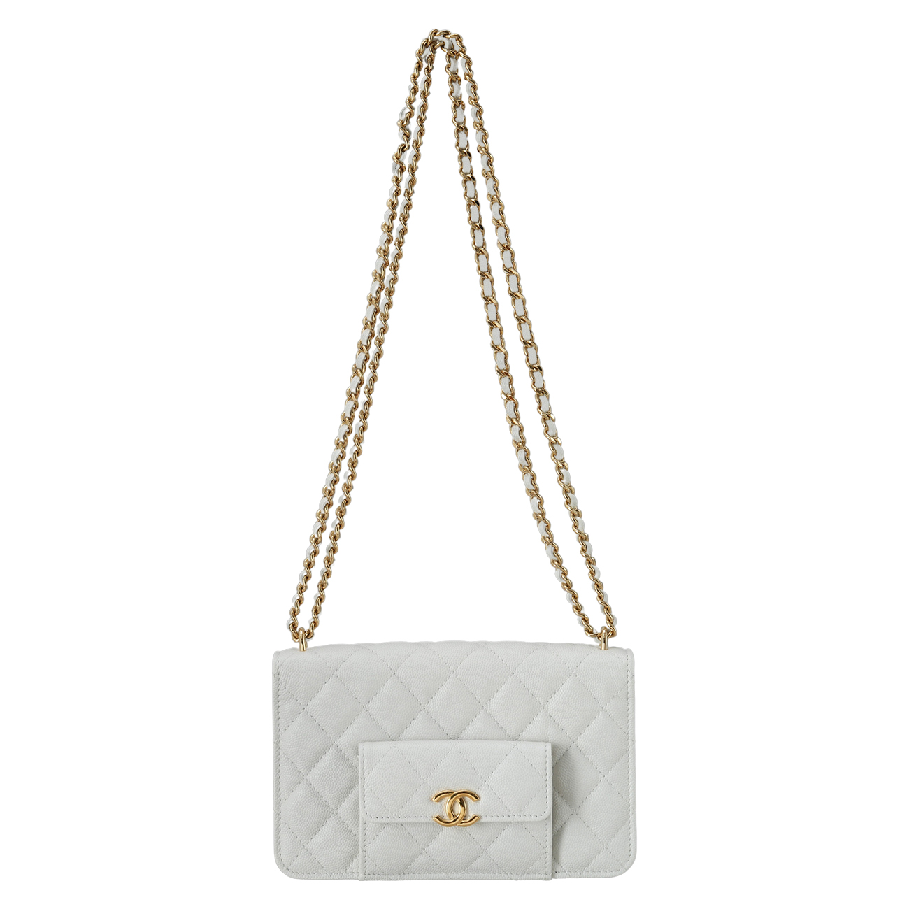 CHANEL(USED)샤넬 시즌 캐비어 WOC