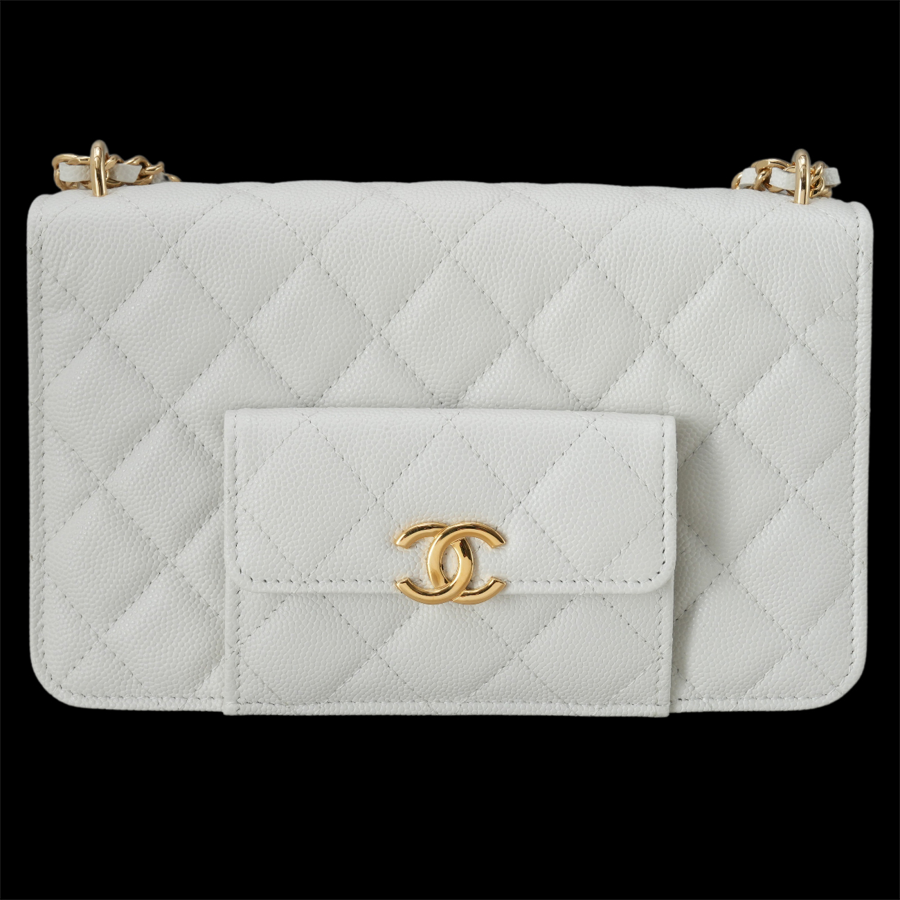 CHANEL(USED)샤넬 시즌 캐비어 WOC