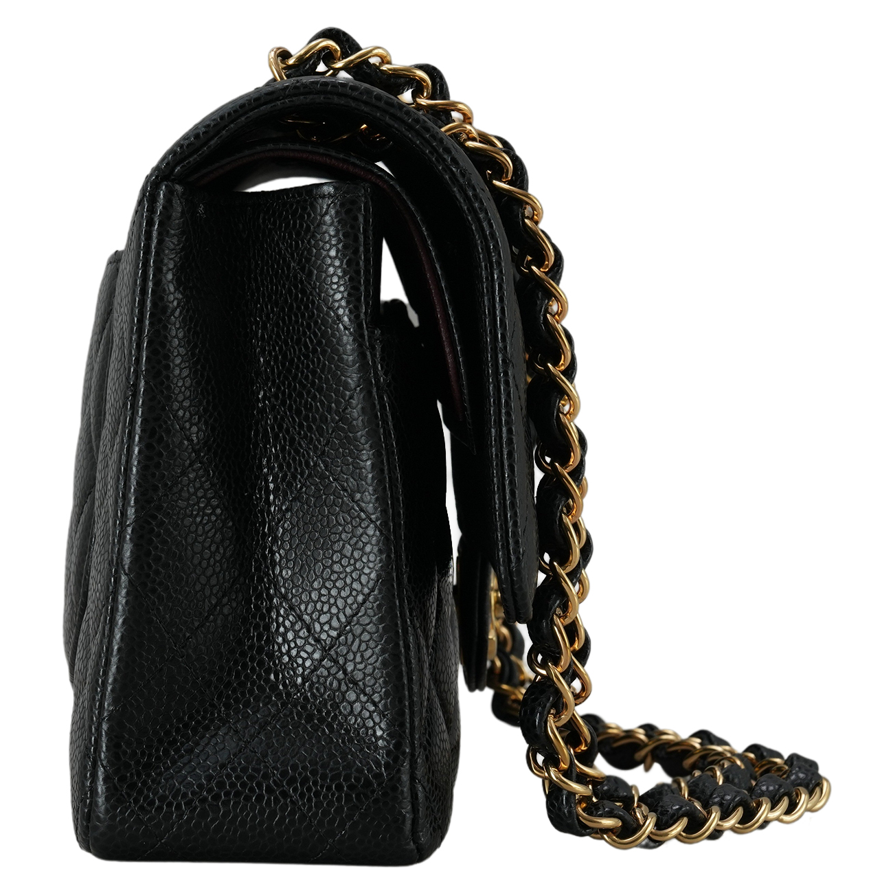 CHANEL(USED)샤넬 A01112 캐비어 클래식 미듐 플랩백