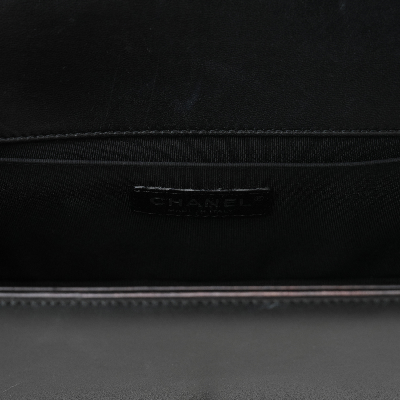 CHANEL(USED)샤넬 보이샤넬 램스킨 미듐 플랩백