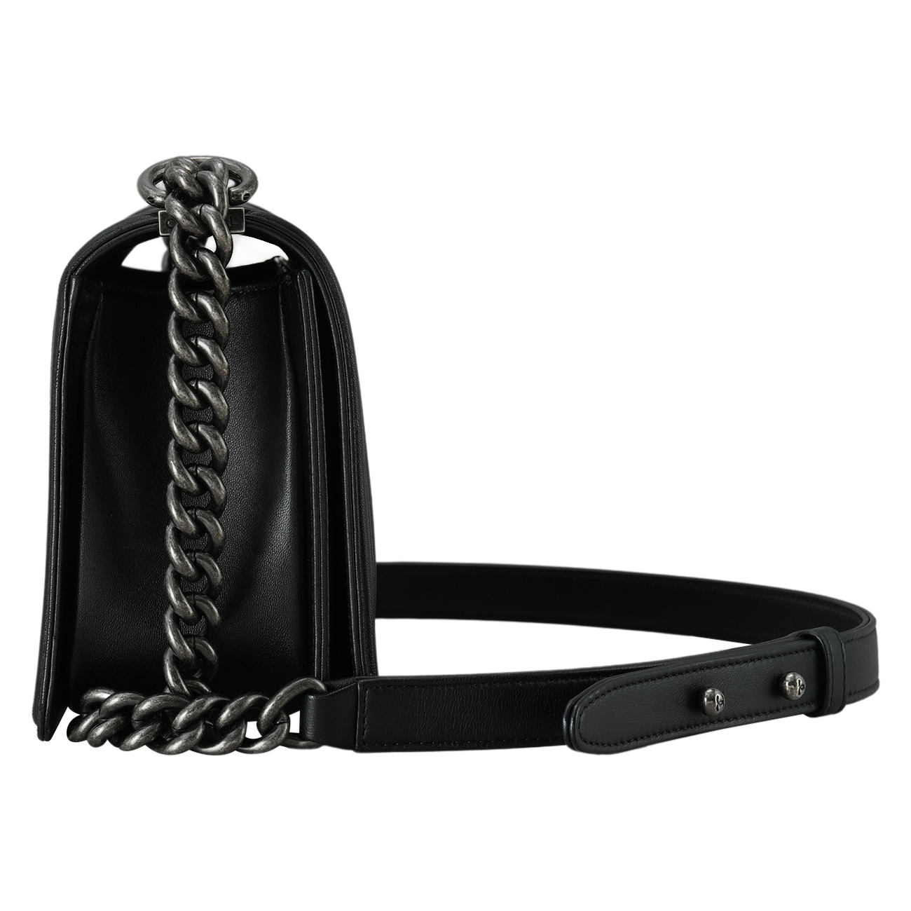 CHANEL(USED)샤넬 보이샤넬 램스킨 미듐 플랩백