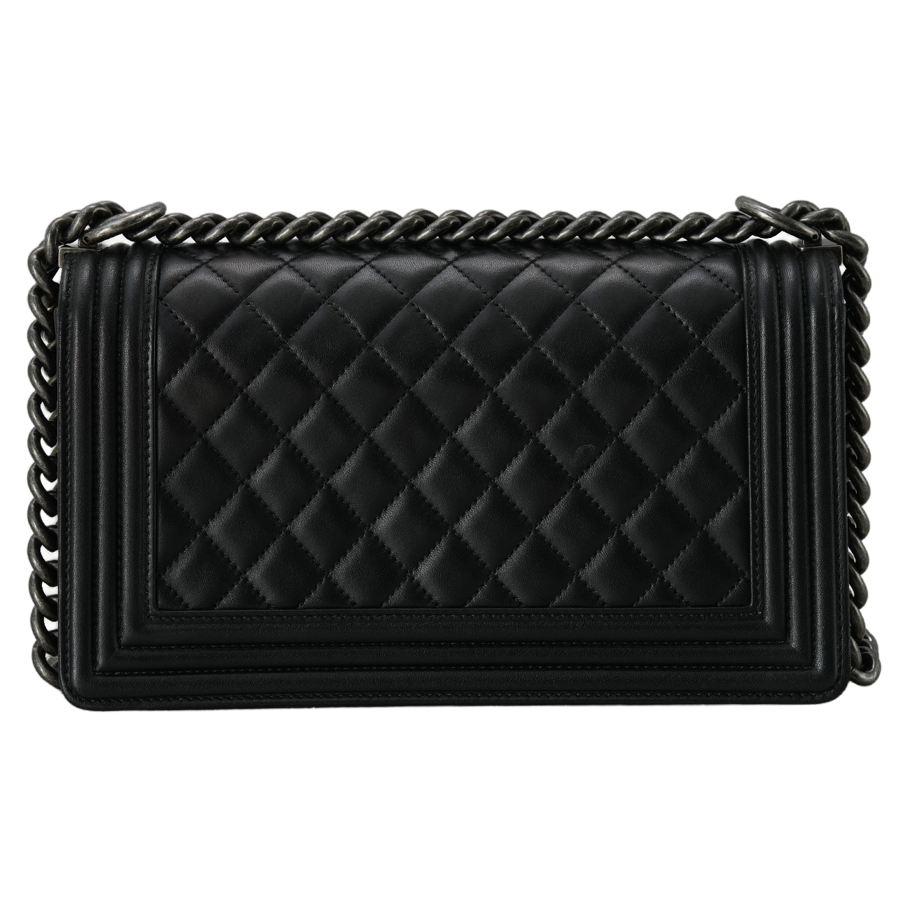 CHANEL(USED)샤넬 보이샤넬 램스킨 미듐 플랩백
