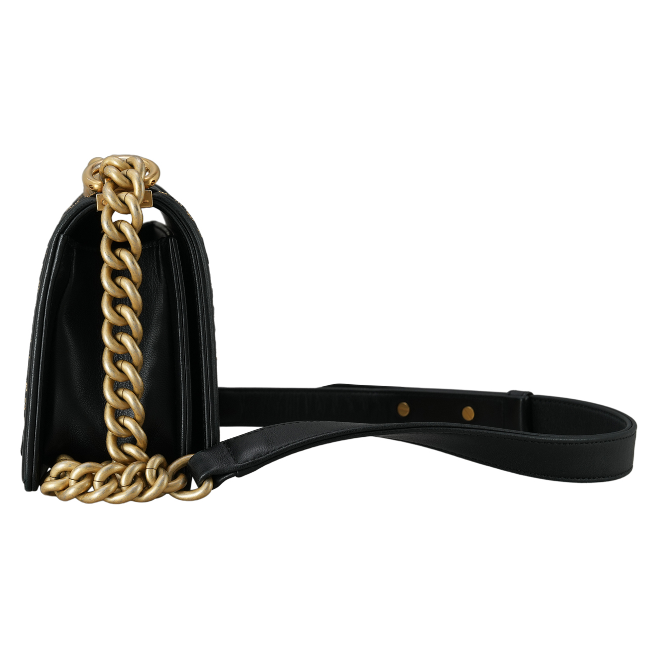 CHANEL(USED)샤넬 시즌 보이샤넬 램스킨 미니