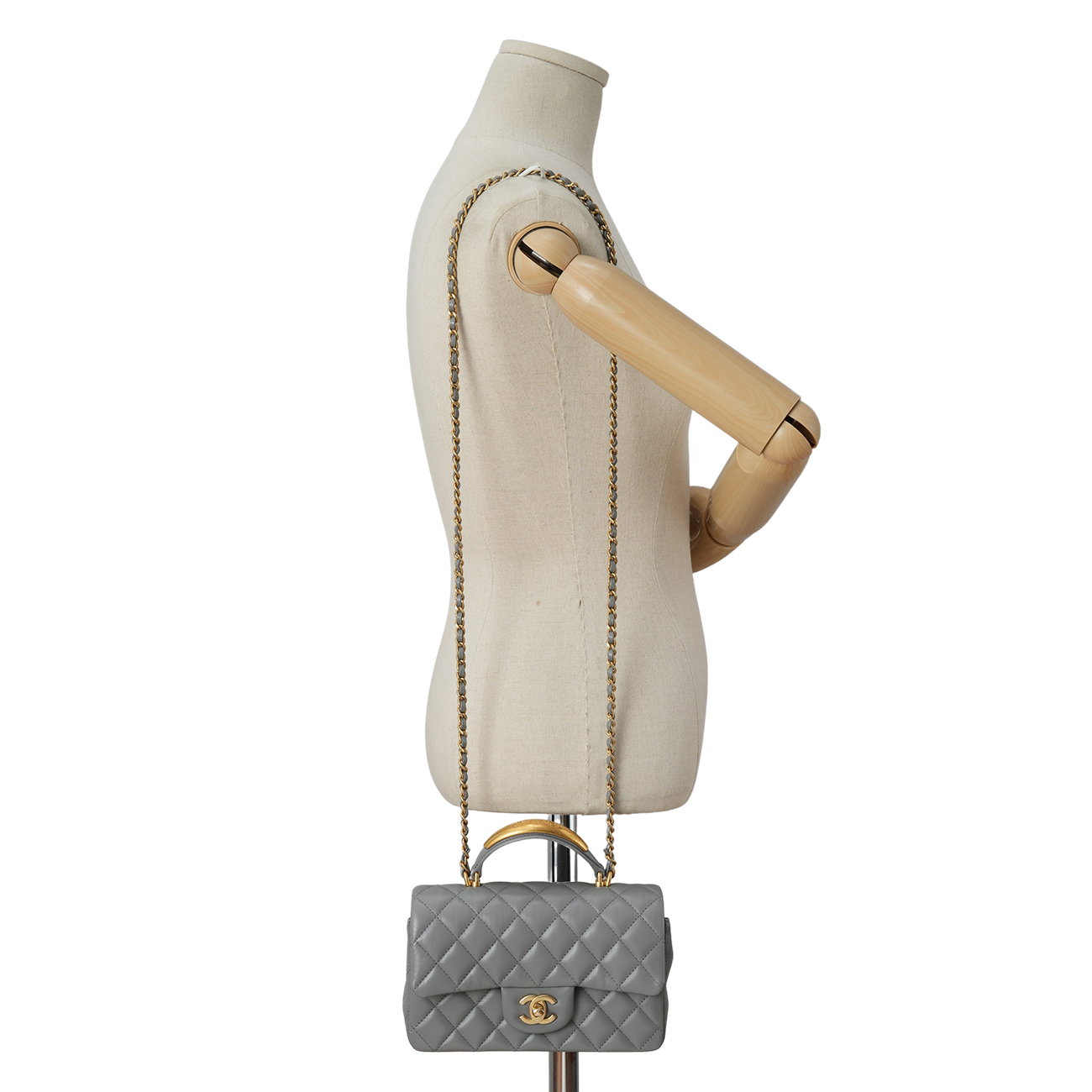 CHANEL(USED)샤넬 클래식 뉴미니 탑핸들