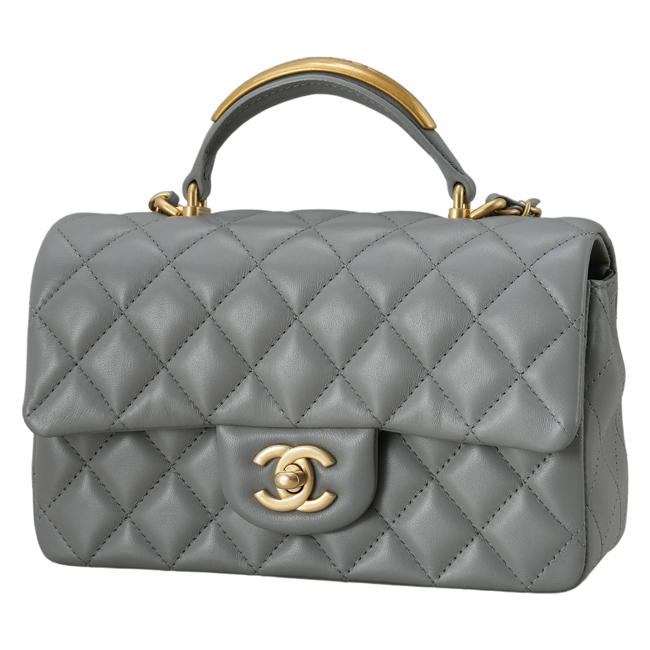 CHANEL(USED)샤넬 클래식 뉴미니 탑핸들