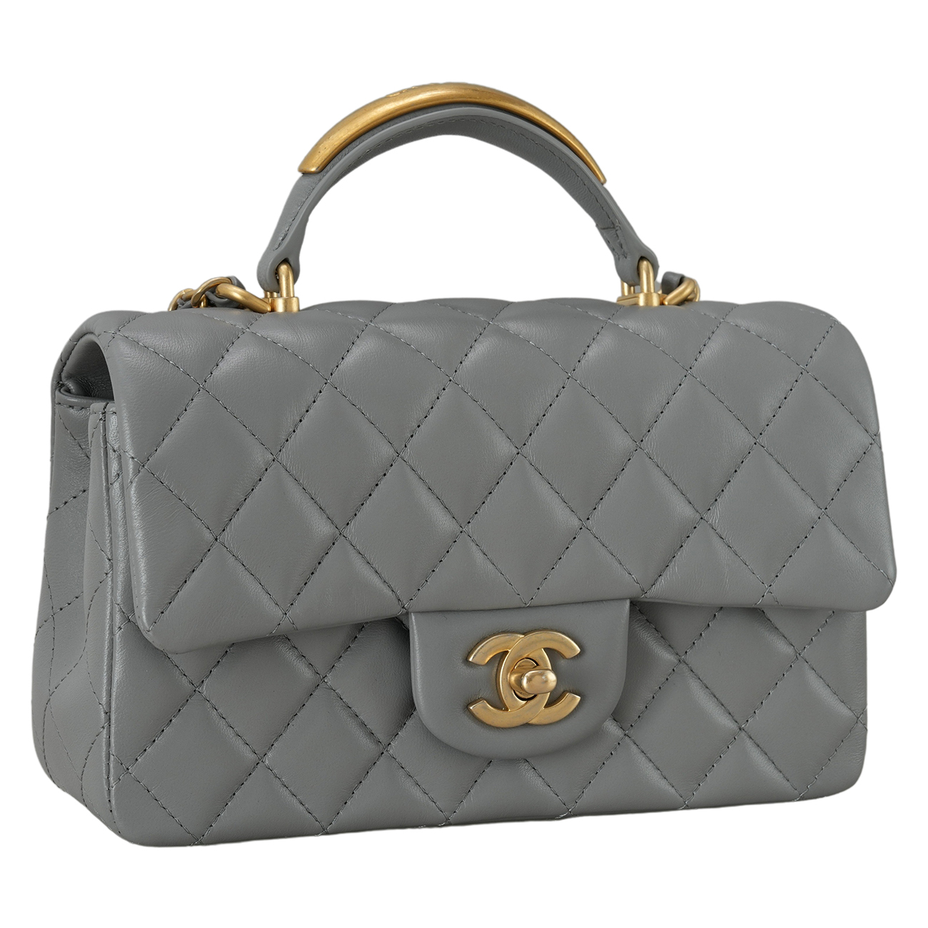 CHANEL(USED)샤넬 클래식 뉴미니 탑핸들