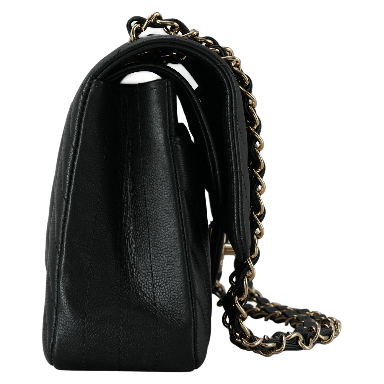 CHANEL(USED)샤넬 A01112 클래식 쉐브론 미듐
