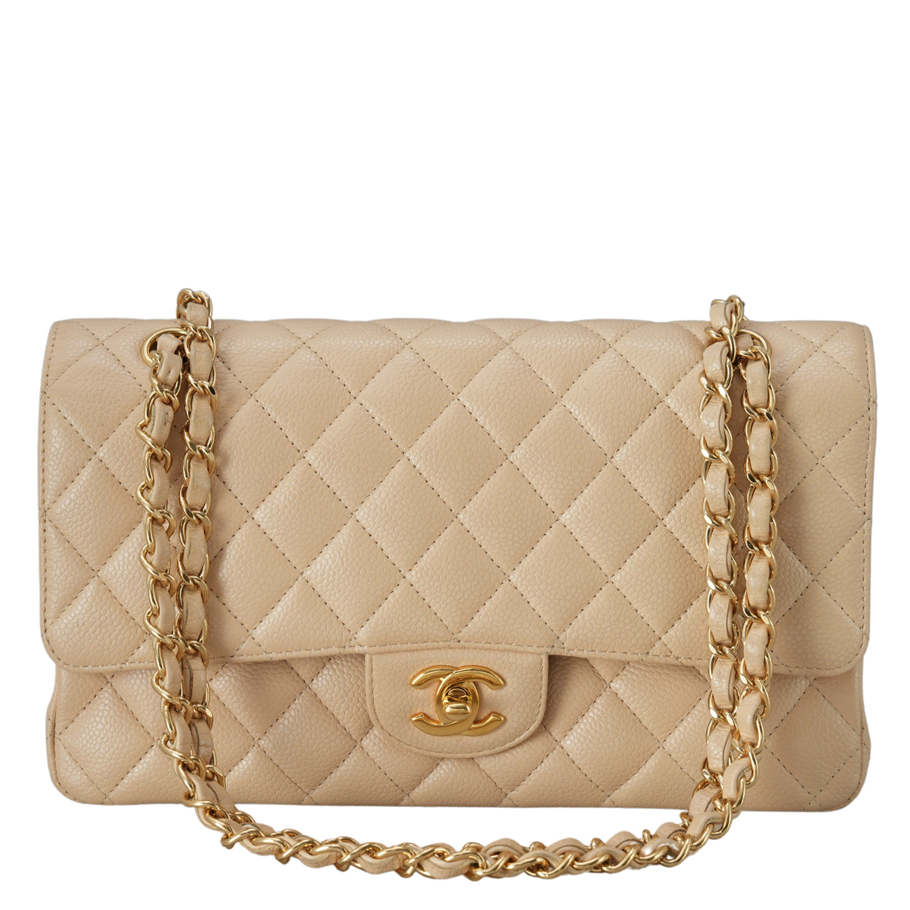 CHANEL(USED)샤넬 클래식 미듐 플랩백