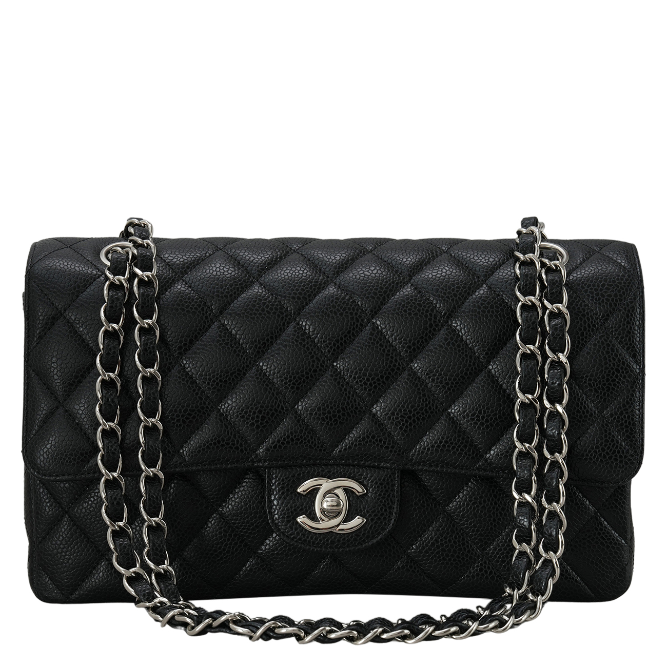 CHANEL(USED)샤넬 캐비어 클래식 미듐 플랩백