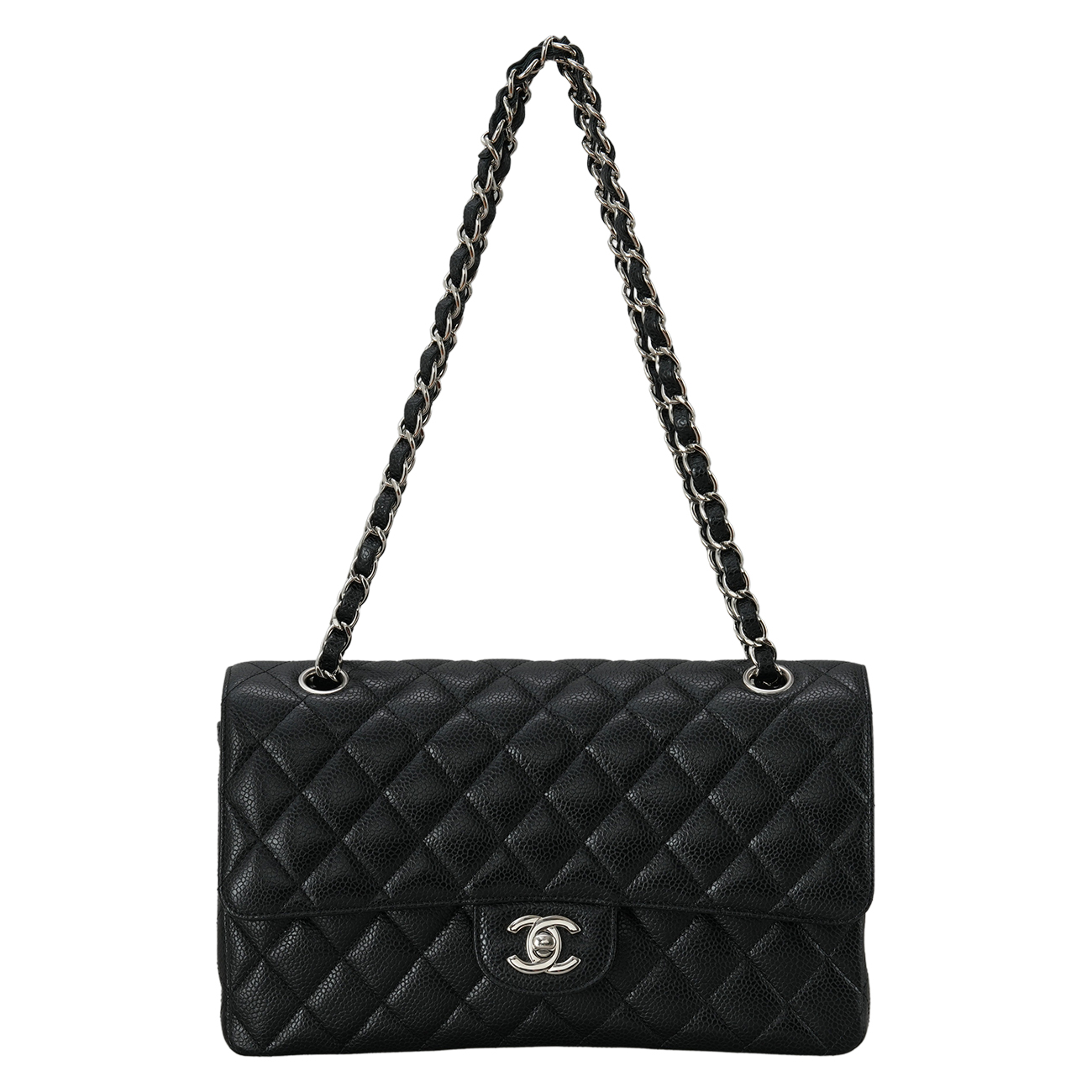 CHANEL(USED)샤넬 캐비어 클래식 미듐 플랩백
