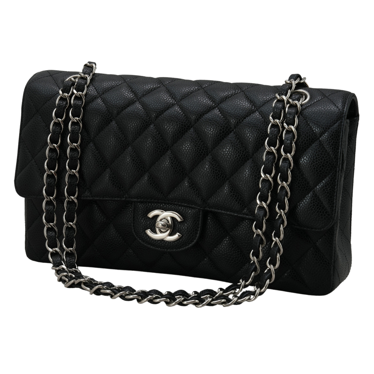 CHANEL(USED)샤넬 캐비어 클래식 미듐 플랩백